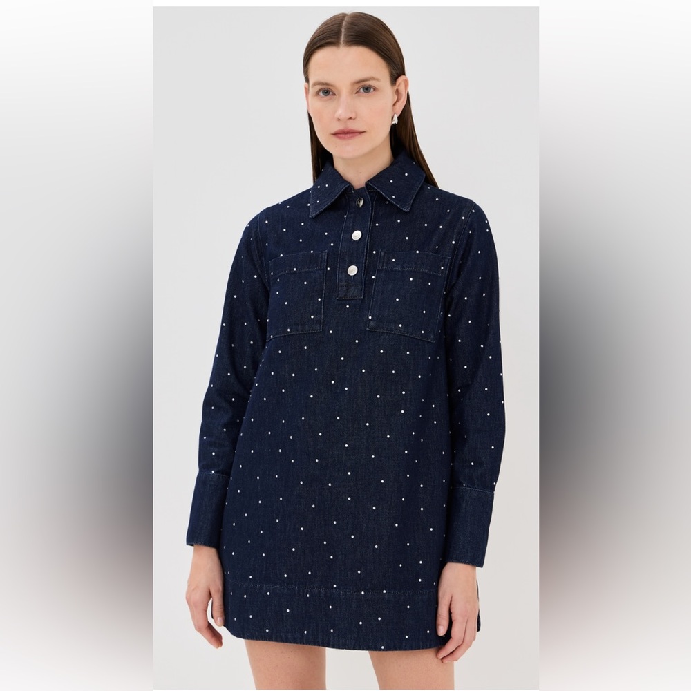 Aligne Grace Dress Sz 4 in Indigo - Picture 1 of 5
